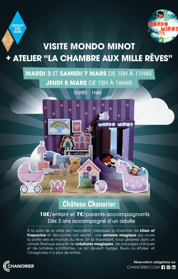 Visite "Mondot Minot" + Atelier "La chambre aux milles rêves"